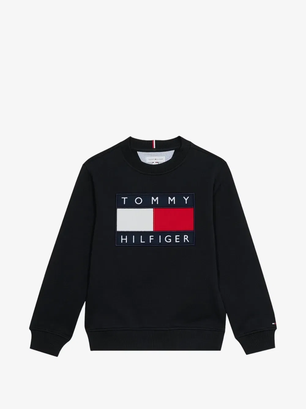 Толстовка с нашивкой-логотипом Tommy Hilfiger Junior, черный