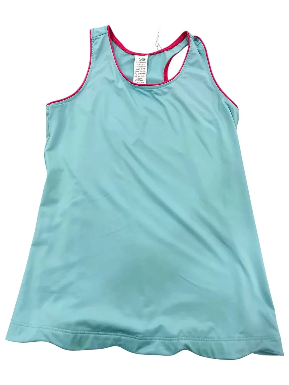Детская майка без рукавов Riley Tank Top Set Athletics, Turquoise/Pink