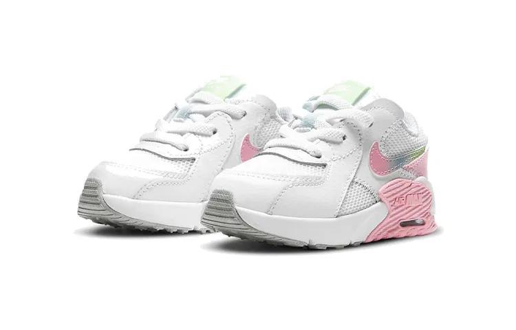 Детские кроссовки для малышей с низким верхом Air Max Excee Nike, White Pink — фото 4