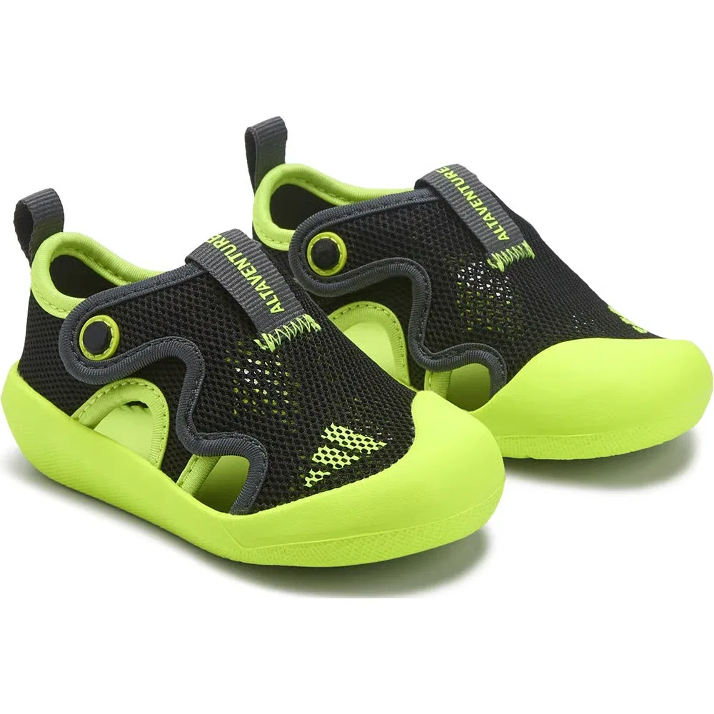 Детские водные туфли Altaventure для малышей Adidas, Black/Lime