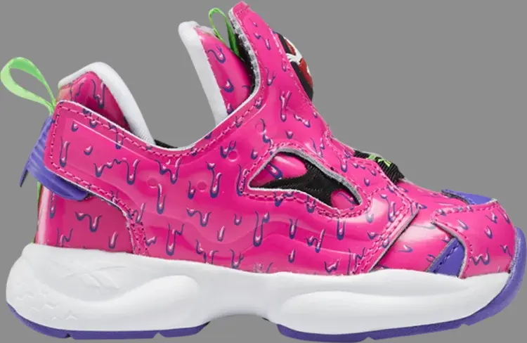 

Кроссовки ghostbusters x versa pump fury toddler 'psychomagnotheric slime' Reebok, розовый