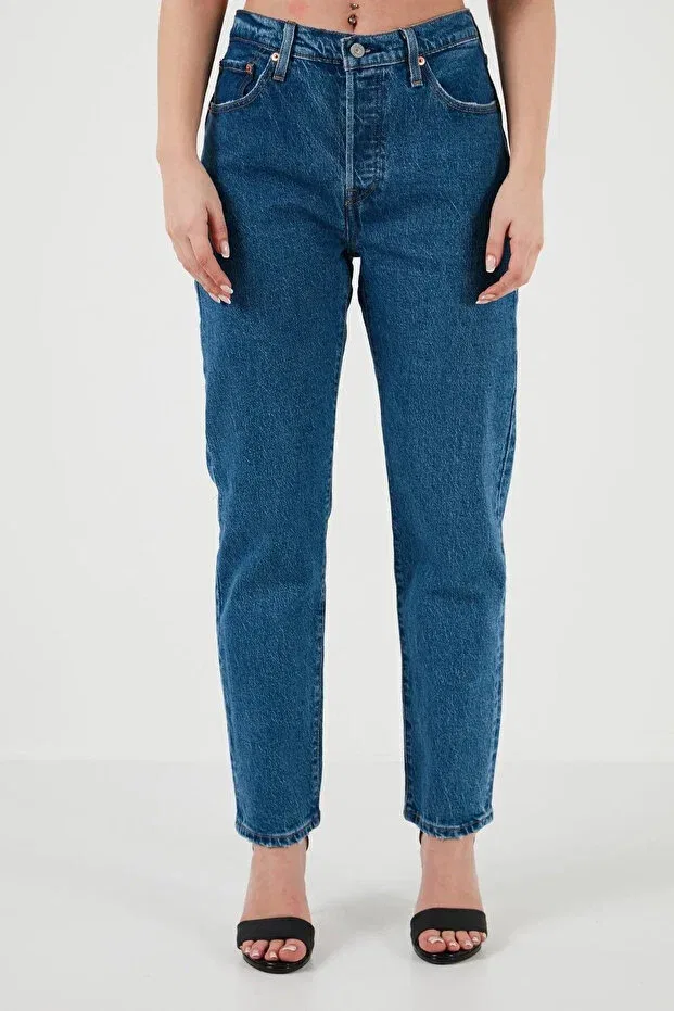 Женские джинсы скинни Левис, Light Indigo - Worn In Levi'S — фото 3