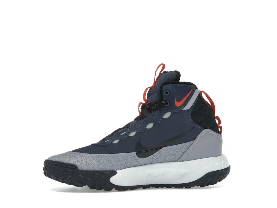 Детские ботинки Nike Terrascout, Thunder Blue Cement Grey Pure Platinum Black — фото 3