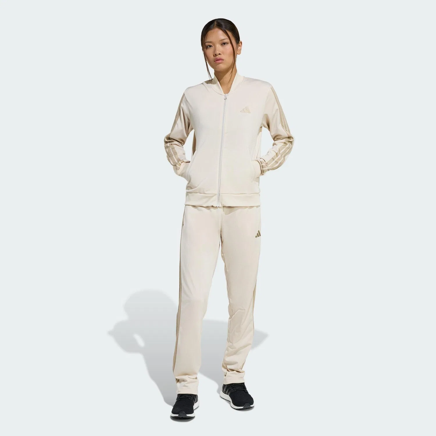 Мужской спортивный костюм с принтом DAYREADY TRAININGSANZUG Adidas, Cremefarben