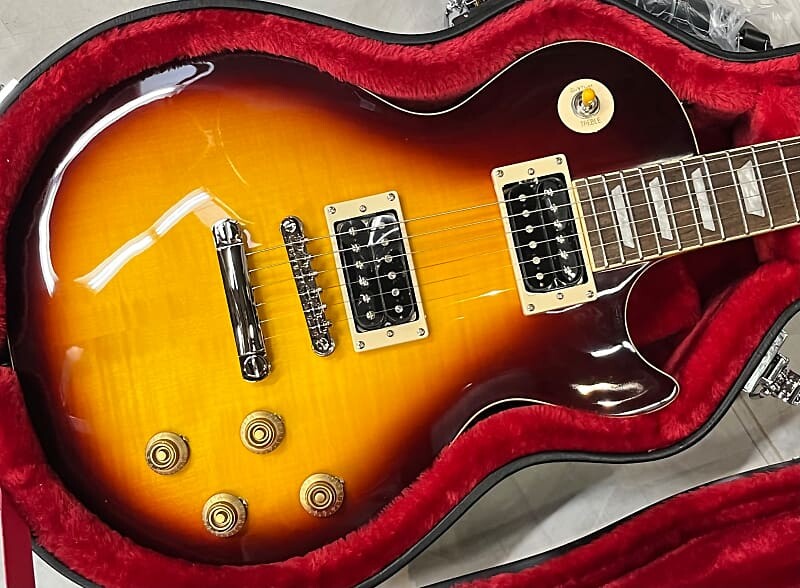 

Гитара Epiphone Slash Signature Les Paul Standard 2022, оранжевый