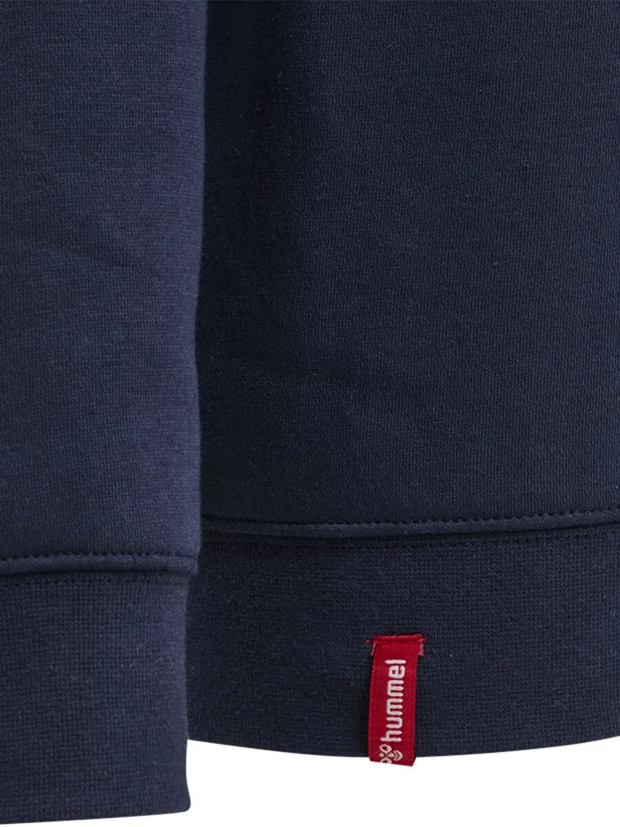 Толстовка Hummel 'Red Classic' в цвете Marine Blue — фото 4