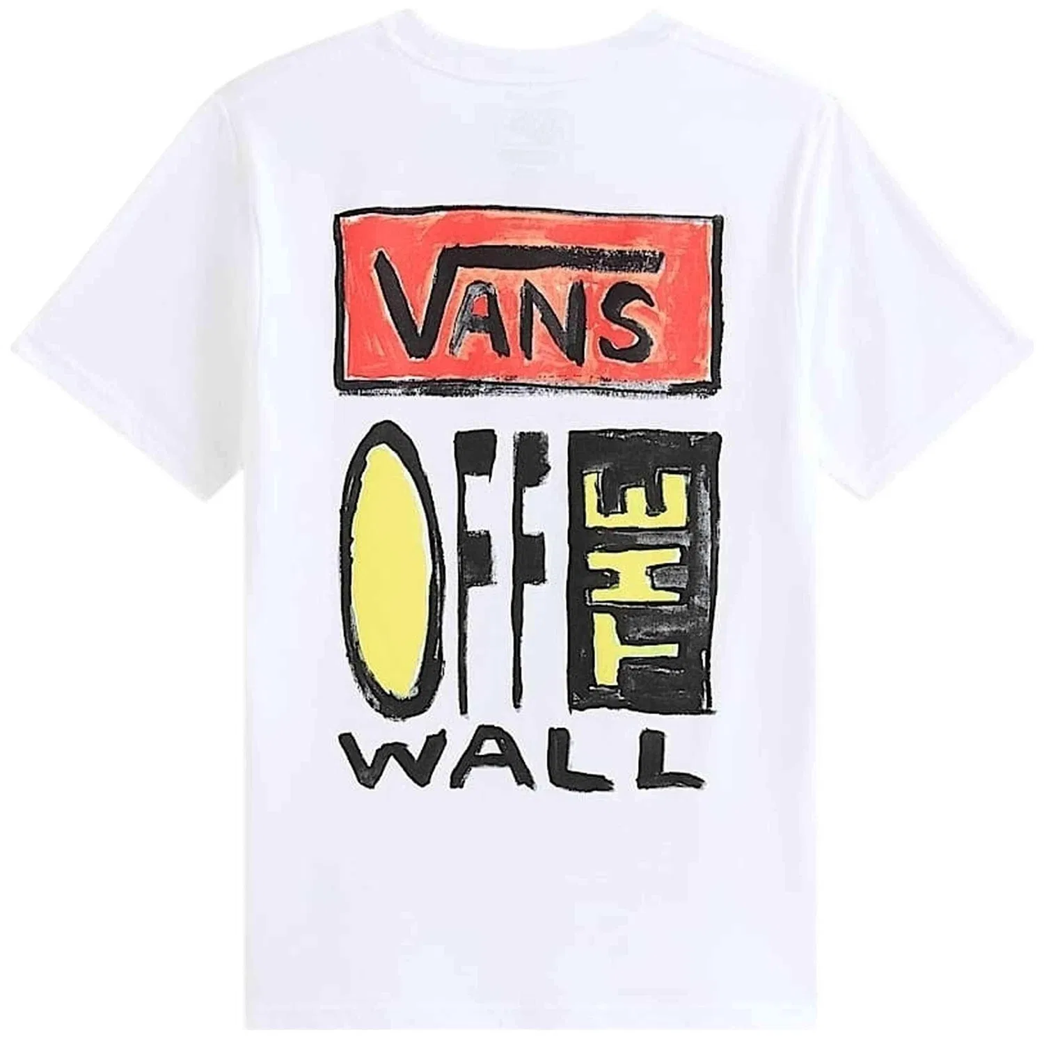 Детская хлопковая футболка Vans On Canvas SS White, Vans, Weiss — фото 2
