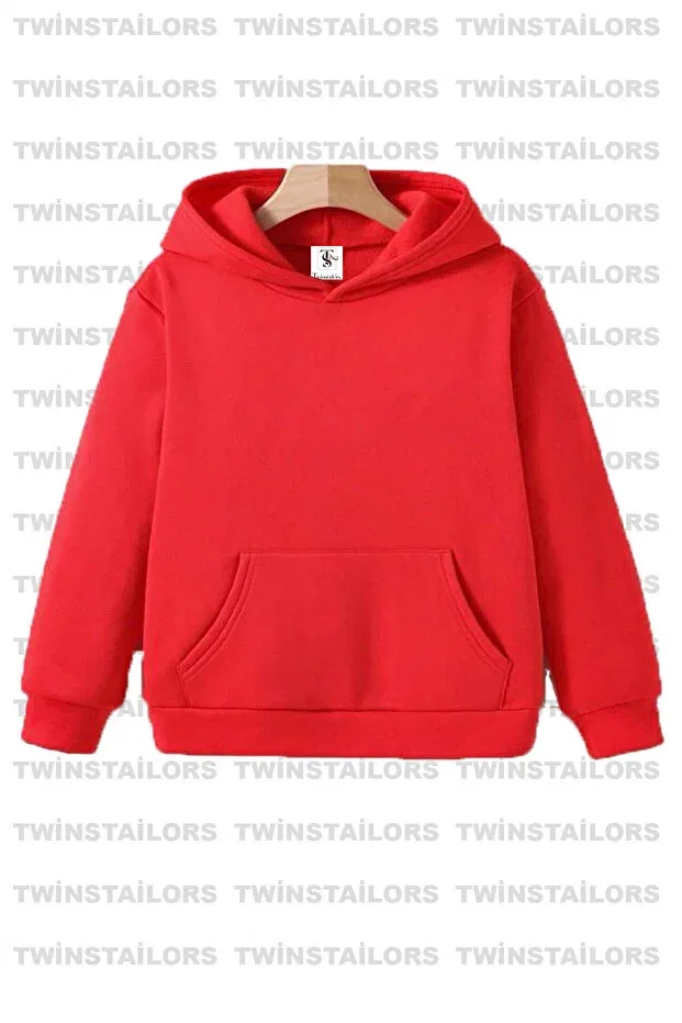 Детские свитшот для девочек с капюшоном 2-pack Twins Tailors, Red-Blue — фото 2