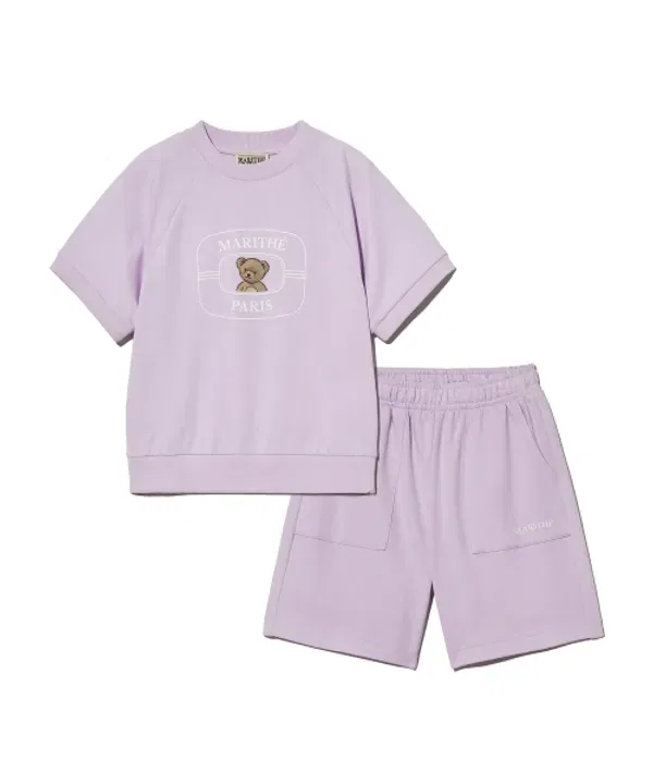 Тренировочный костюм полуторка лаванда Marithé Kids — фото 2