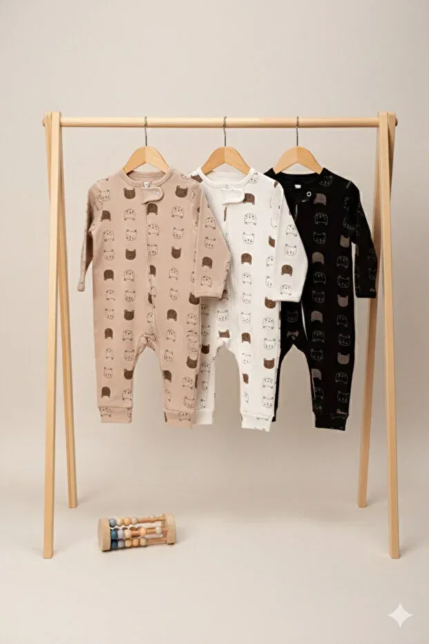 Детский комбинезон для мальчиков хлопковый 3-предметный Simurg Baby, Multicolor