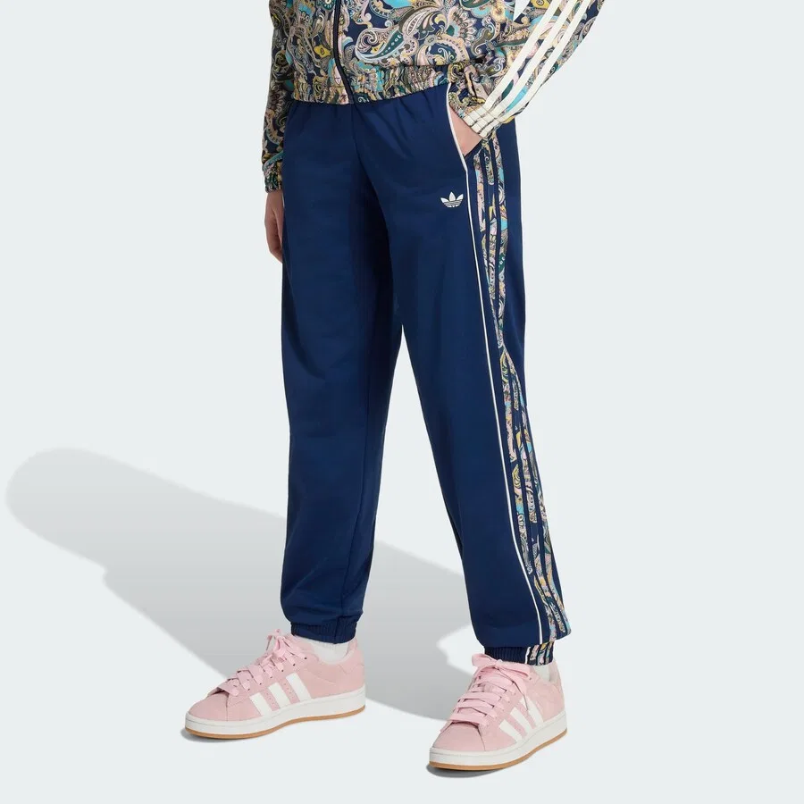 Брюки ADIDAS ORIGINALS свободного кроя 'Sst' цвета морской волны — фото 2