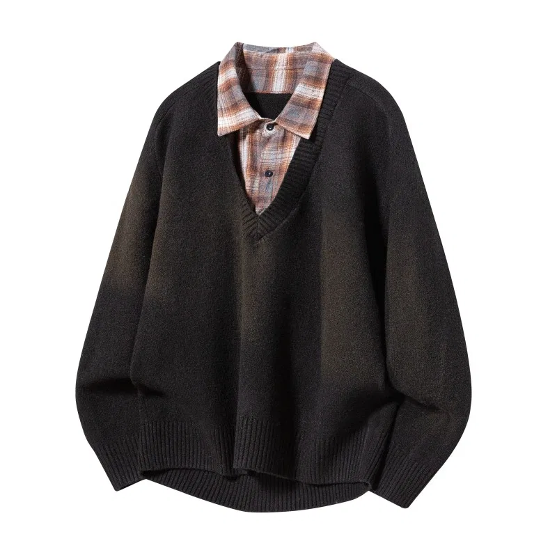 Детский джемпер Jeep Classic Collection Knitwear Unisex Lapel Moderate, Black