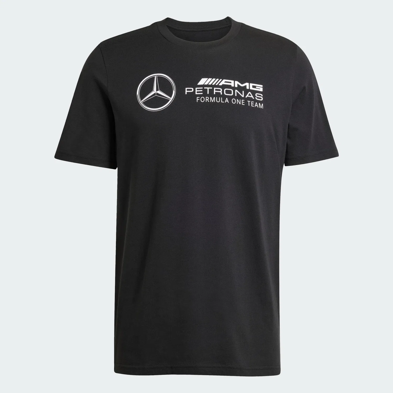 Мужская футболка с графическим принтом Mercedes-AMG Petronas Formula One Team DNA Adidas, Schwarz / Weiss