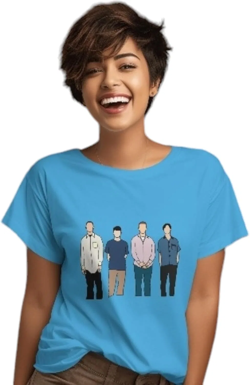 Футболка с графическим принтом Graphic T-shirts, Blue — фото 2