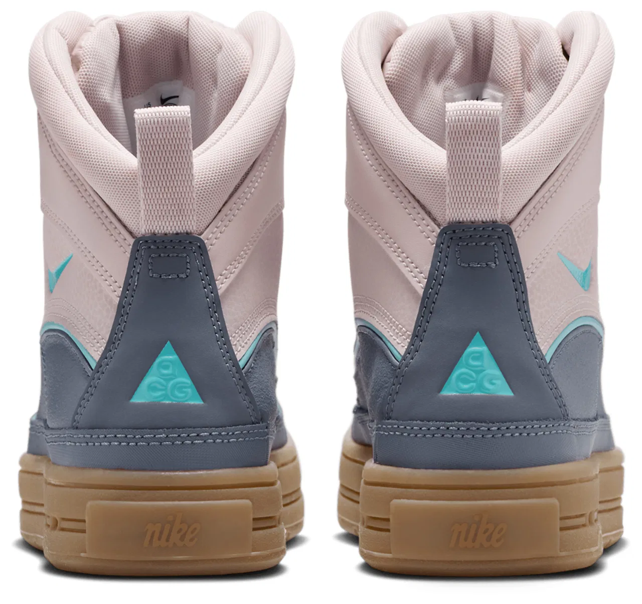 Ботинки для мальчиков Woodside II Nike, цвет Denim Turq/Platinum Violet/Lt Carbon — фото 3