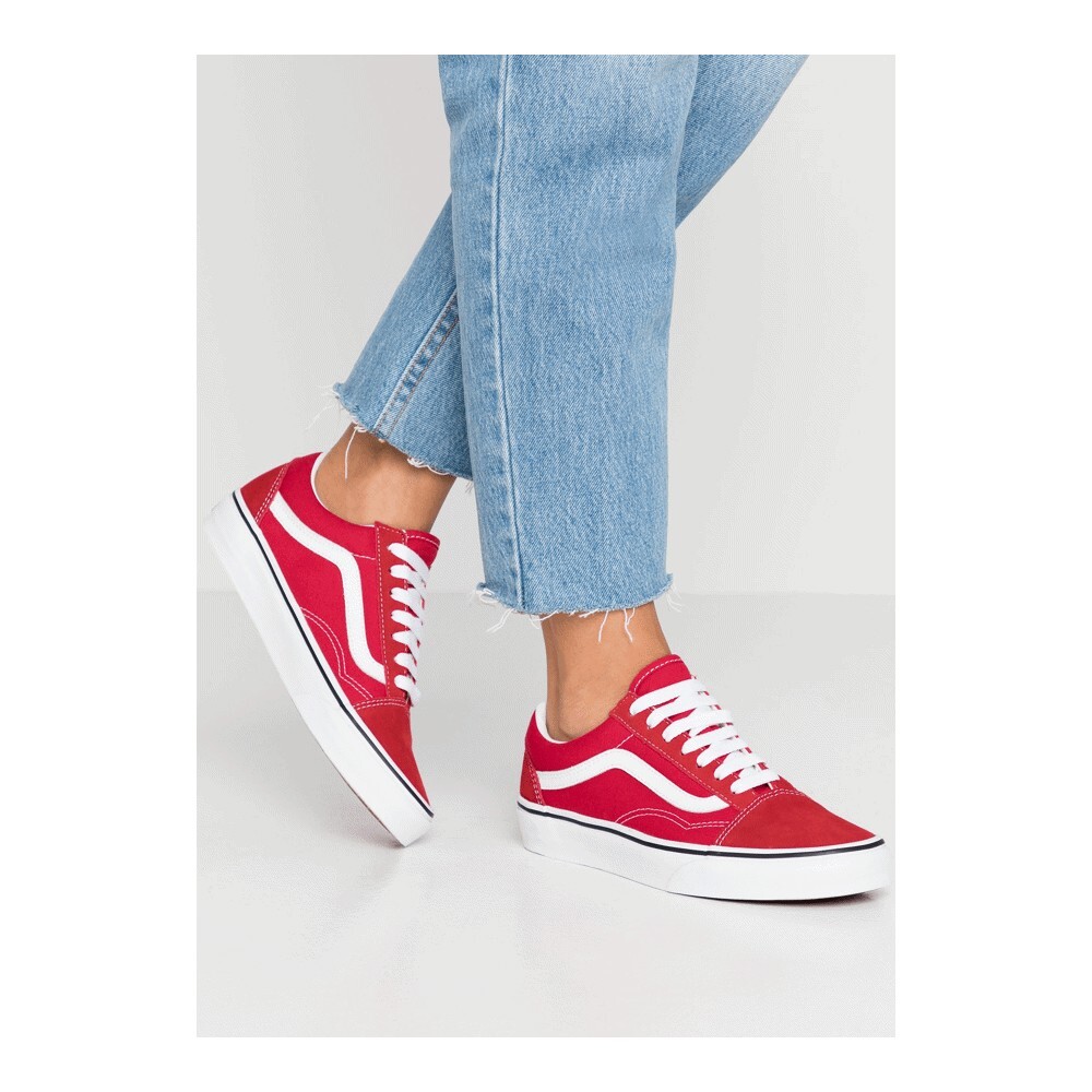 

Кроссовки Vans Old Skool, racing red/true white