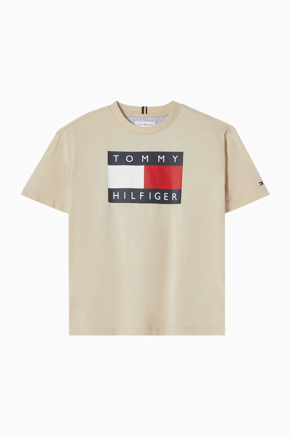 Футболка хлопковая Tommy Hilfiger, нейтральный