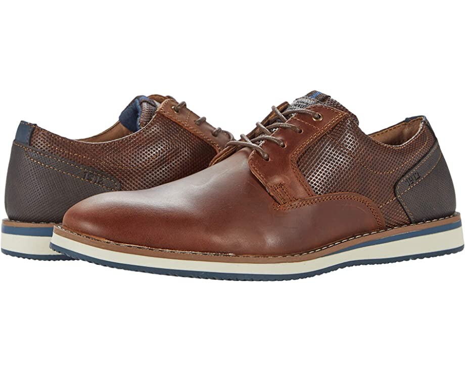 

Оксфорды Circuit Plain Toe Oxford Nunn Bush, бренди