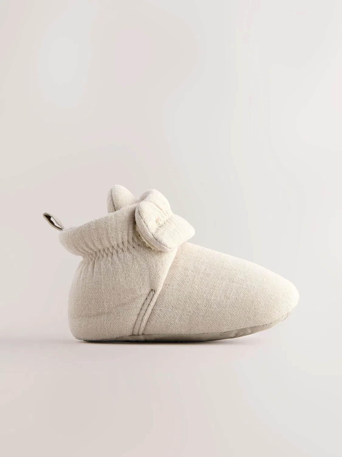 Пинетки Muslin Wrap, модель Baby Slipper Boots Next, нейтральный — фото 2