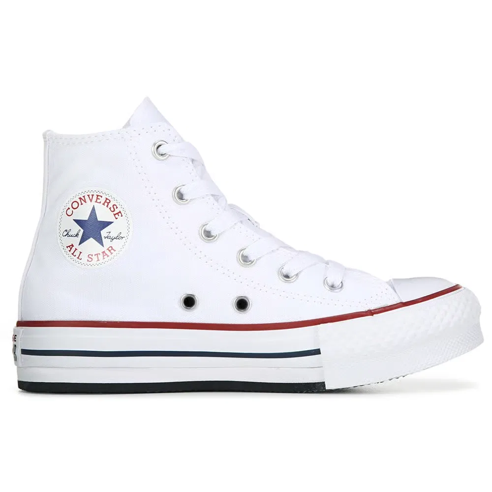 Детские высокие кеды Chuck Taylor All Star Lift Converse, Optic White — фото 2