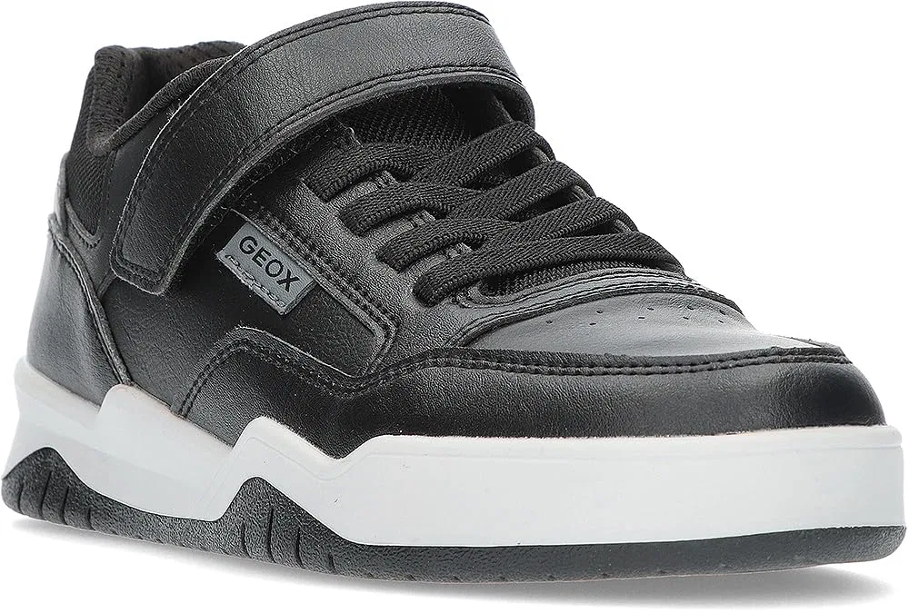 Детские кроссовки для мальчиков на липучке J Perth Boy E Geox, Black Dk Grey — фото 3