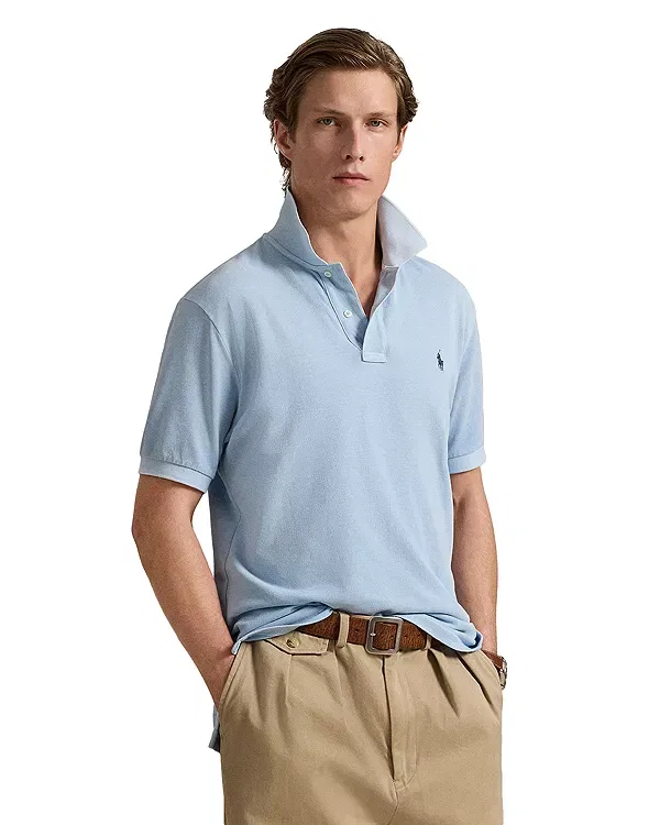 Мужская рубашка поло с оригинальной посадкой Original fit mesh polo shirt Polo Ralph Lauren, Southport Blue