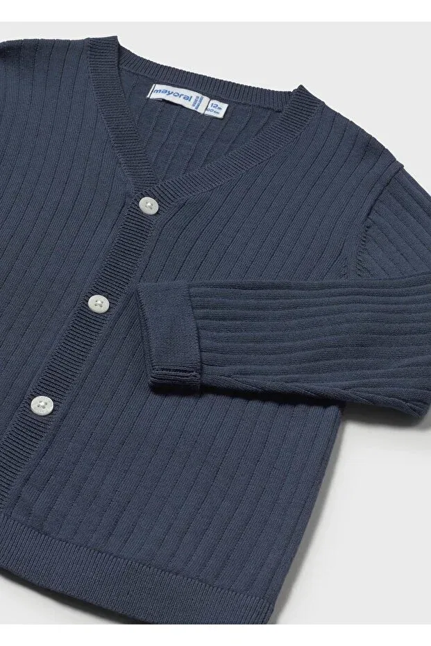 Детский кардиган для мальчиков с длинным рукавом Mayoral, Navy Blue — фото 4