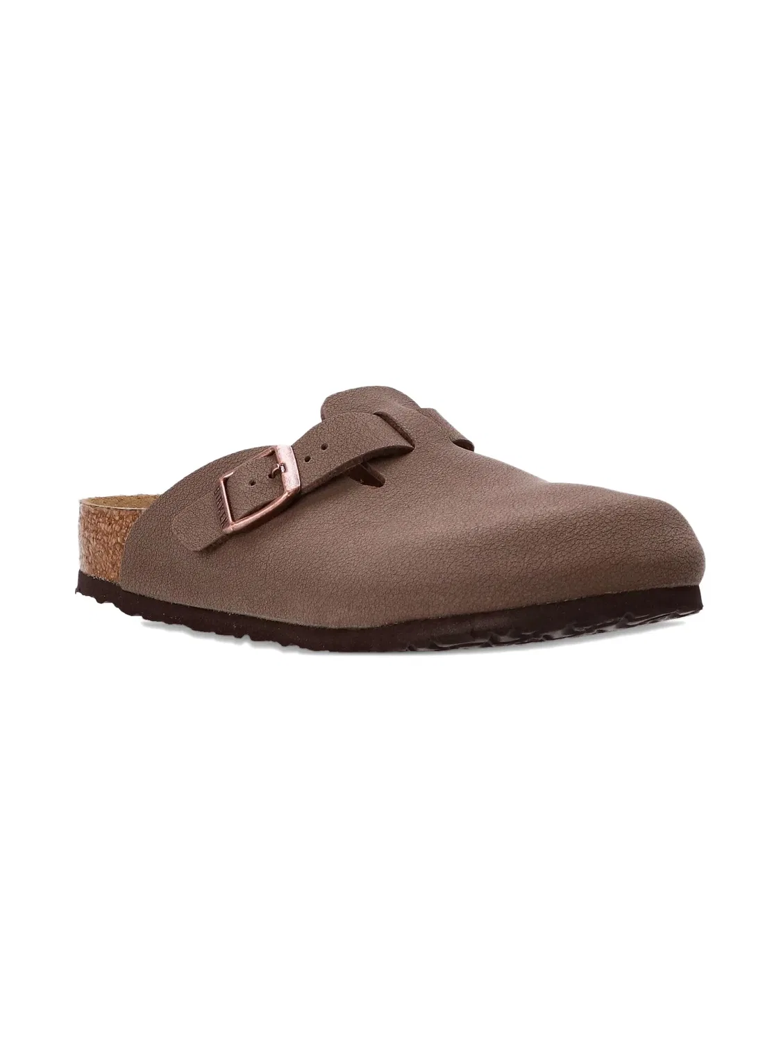 Клоги с пряжкой Birkenstock, коричневый — фото 2