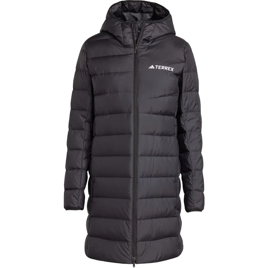 Женский утепленный пуховик-парка с наполнителем CLIMAWARM adidas W MT DOWN PARKA JM8729, Черный — фото 3