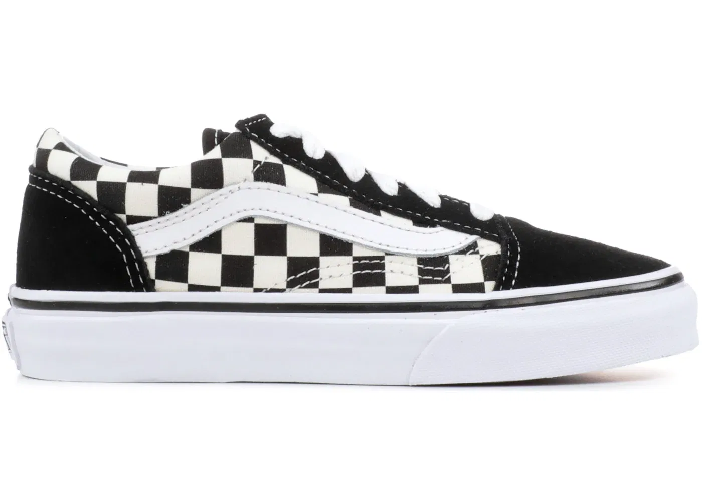 Детские кеды с клетчатым принтом Vans Old Skool, Black/White
