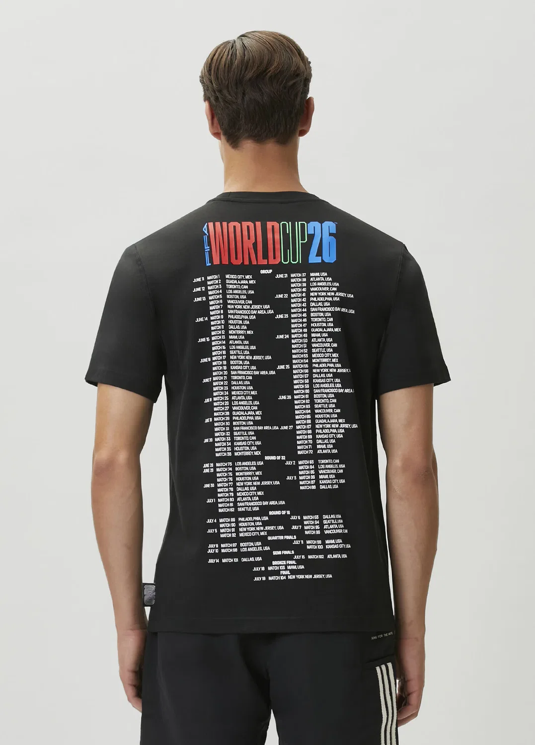 Футболка FIFA World Cup 26 Tour Adidas, черный — фото 4