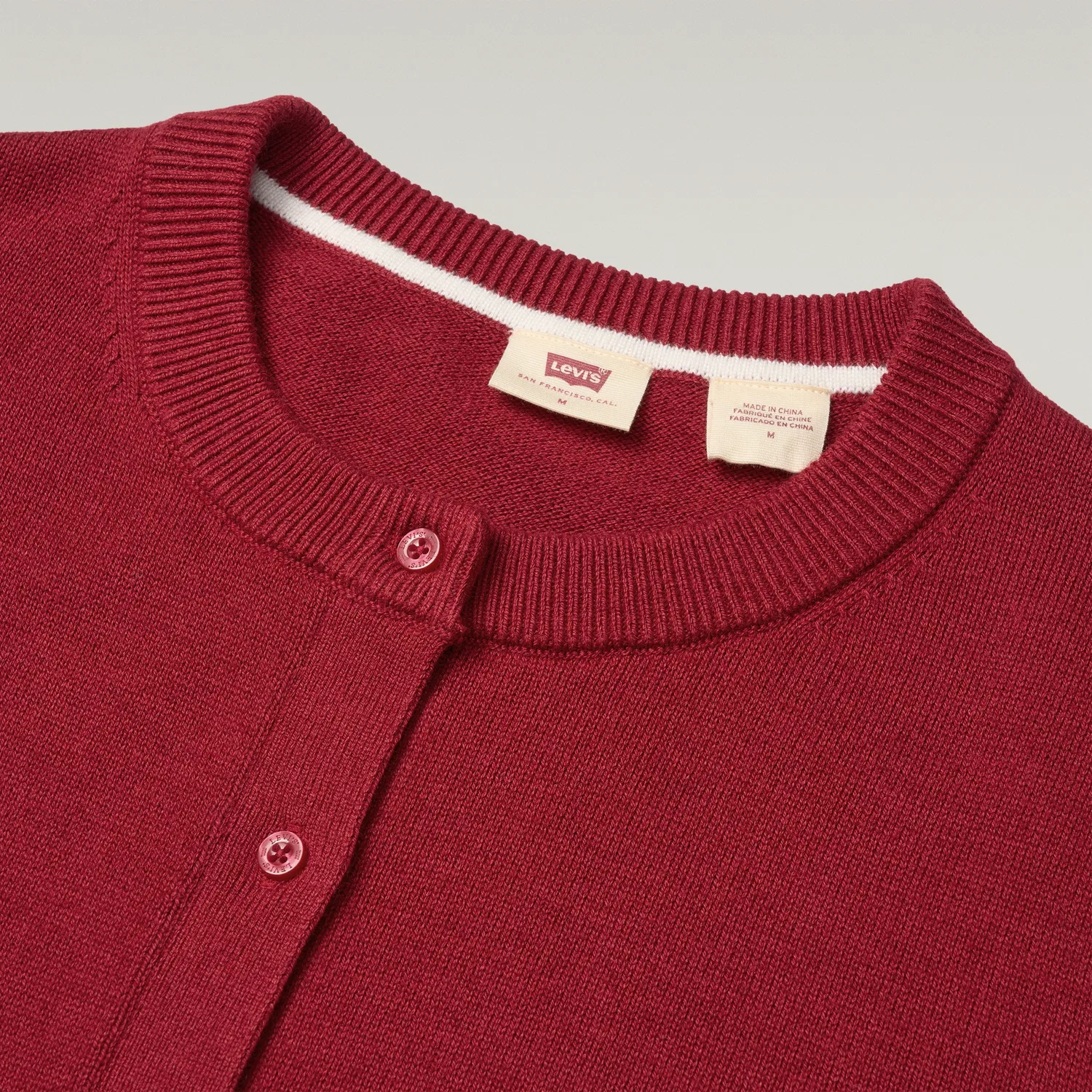 Женский свитер с круглым вырезом Red Levis, Red — фото 4