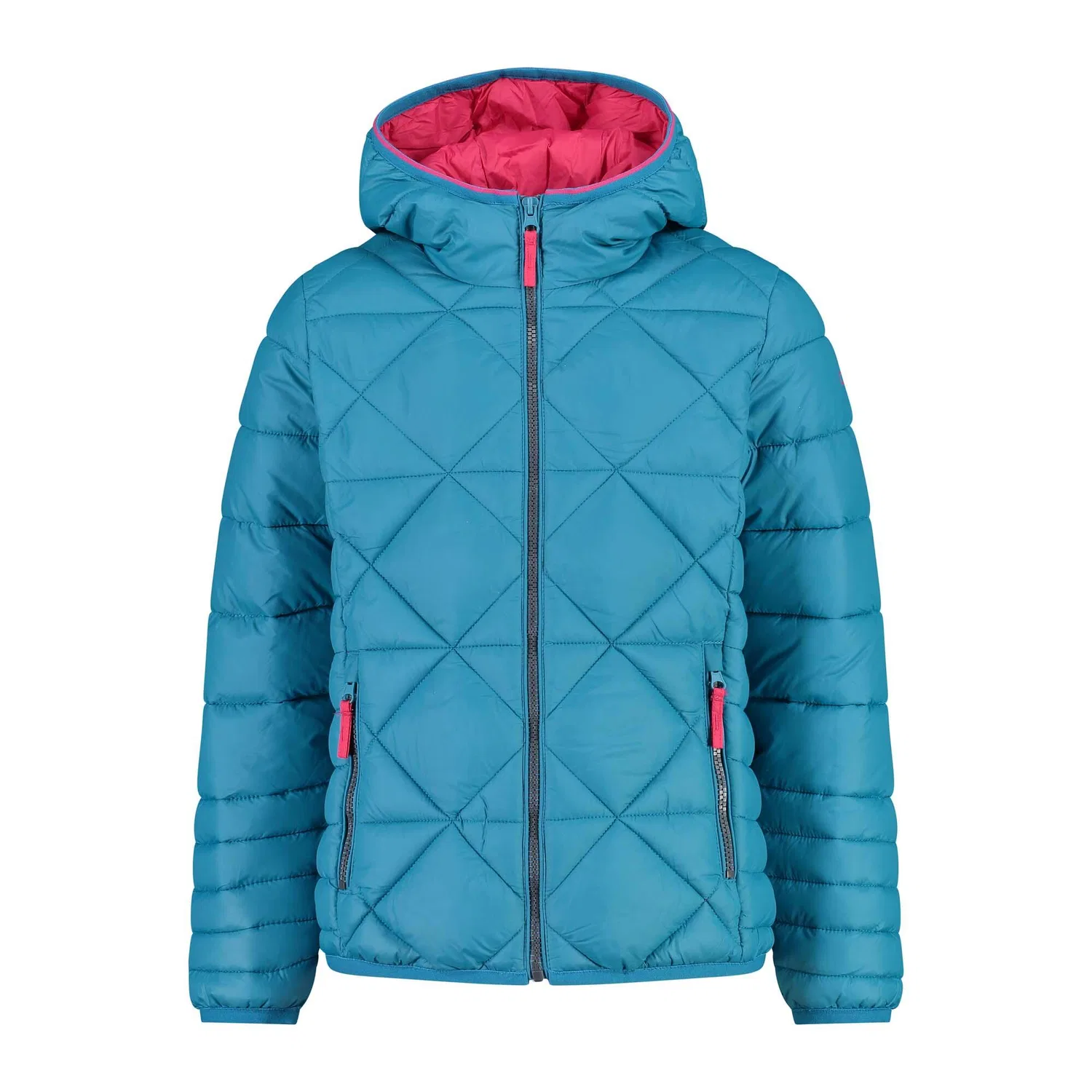 Детская куртка-стеганая для девочек Kid G Jacket Fix Hood Cmp, Berlinerblau