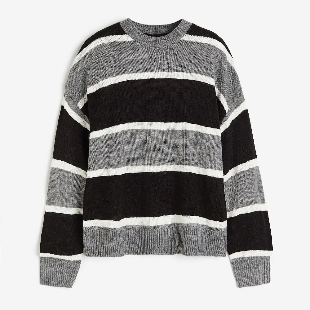 

Свитер H&M Jacquard-knit, серый