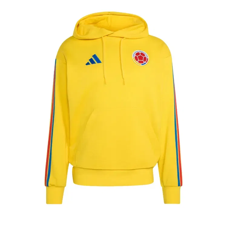 Худи Adidas Colombia DNA Fleece Hoodie, желтый