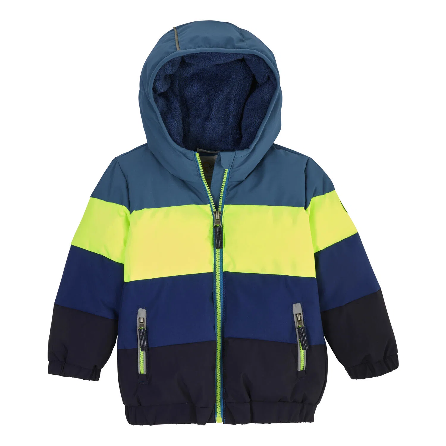 Детская зимняя стеганая куртка с капюшоном FIOW 21 MNS QLTD JCKTS Killtec, Blau Grau