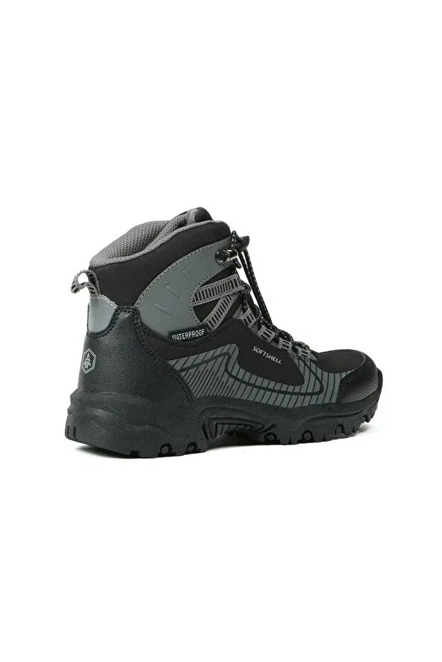 Детские ботинки для девочек с принтом Tomas f boots children's boots 101 20117-f Hammer Jack, Black-Grey — фото 3