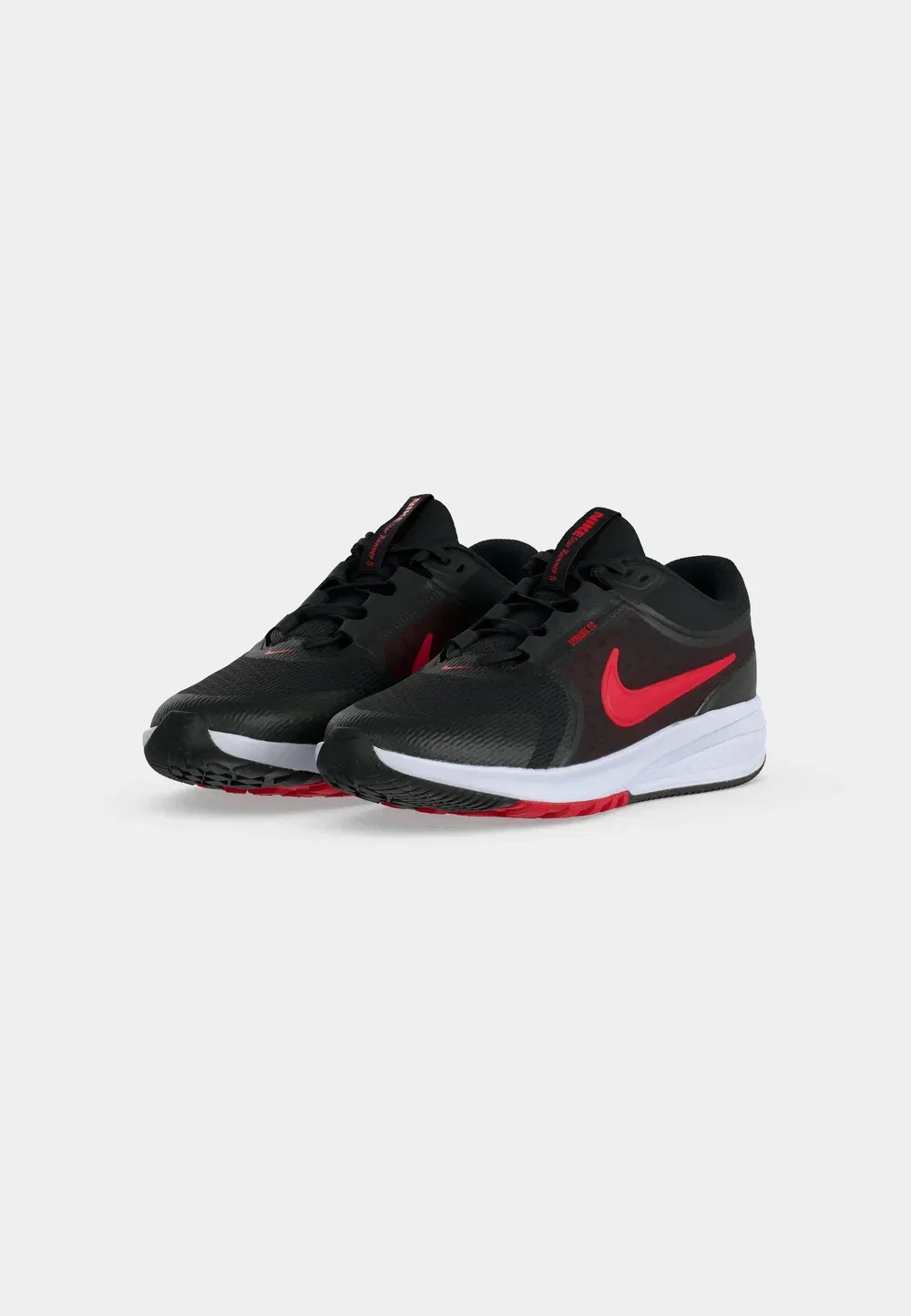 Кроссовки Star Runner 5 унисекс для бега по улицам Nike Performance, Black/University Red — фото 3
