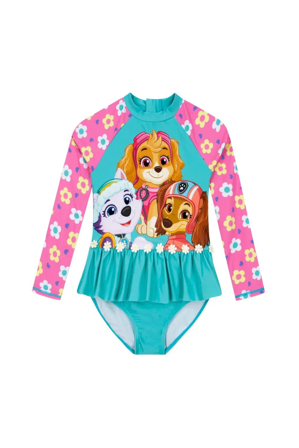Детский купальник с длинным рукавом Skye Paw Patrol, Blue