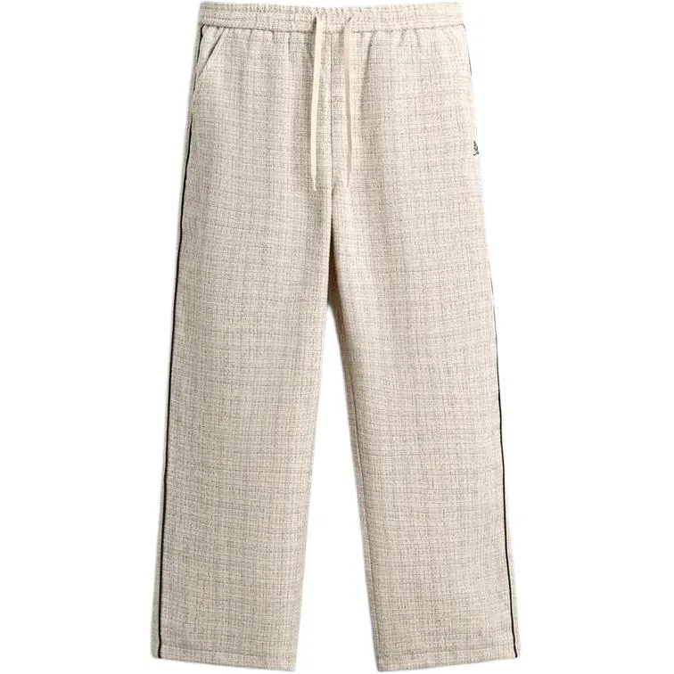 Мужские брюки повседневные прямого кроя Ecru ZARA, Ecru