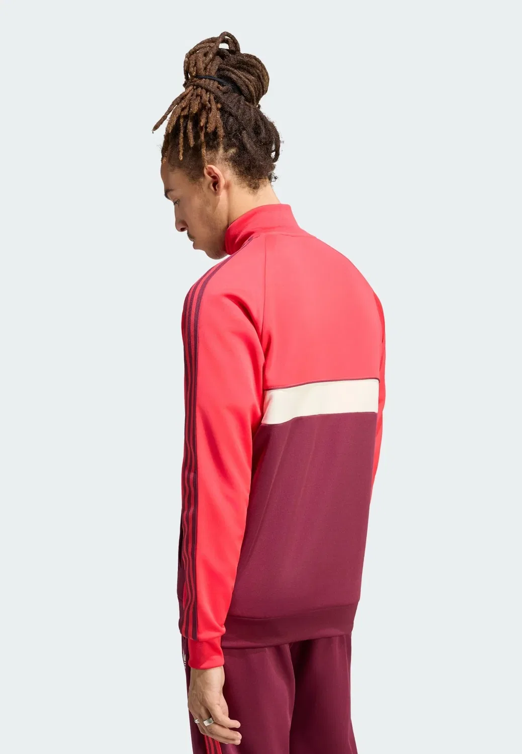 Спортивная футболка Olympique lyonnais originals - клубная одежда Adidas Performance, Active Pink Victory Crimson — фото 2