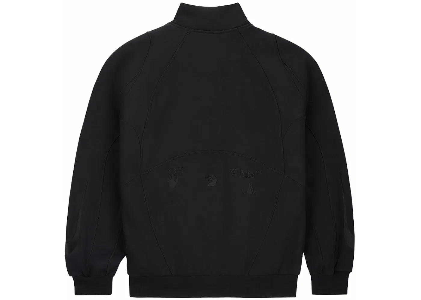 Мужская куртка Off-White Track Jacket Nike, Black — фото 2