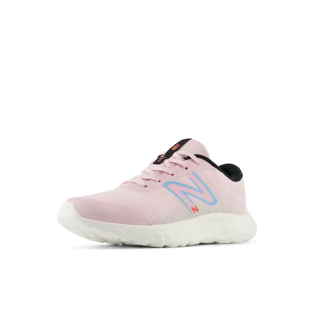 Детские кроссовки для мальчиков с амортизацией 520 V8 Lace-up New Balance, Pink Mid Century Blue Sky Black
