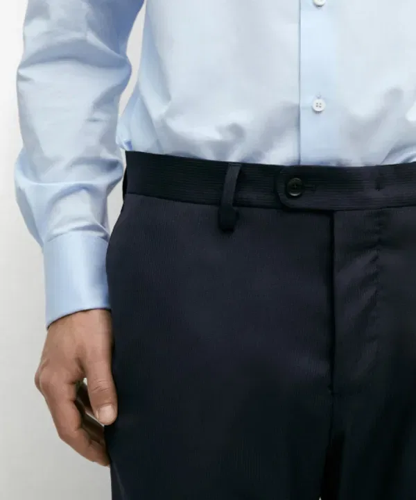 Классические брюки из шерстяной смеси, Massimo Dutti — фото 4