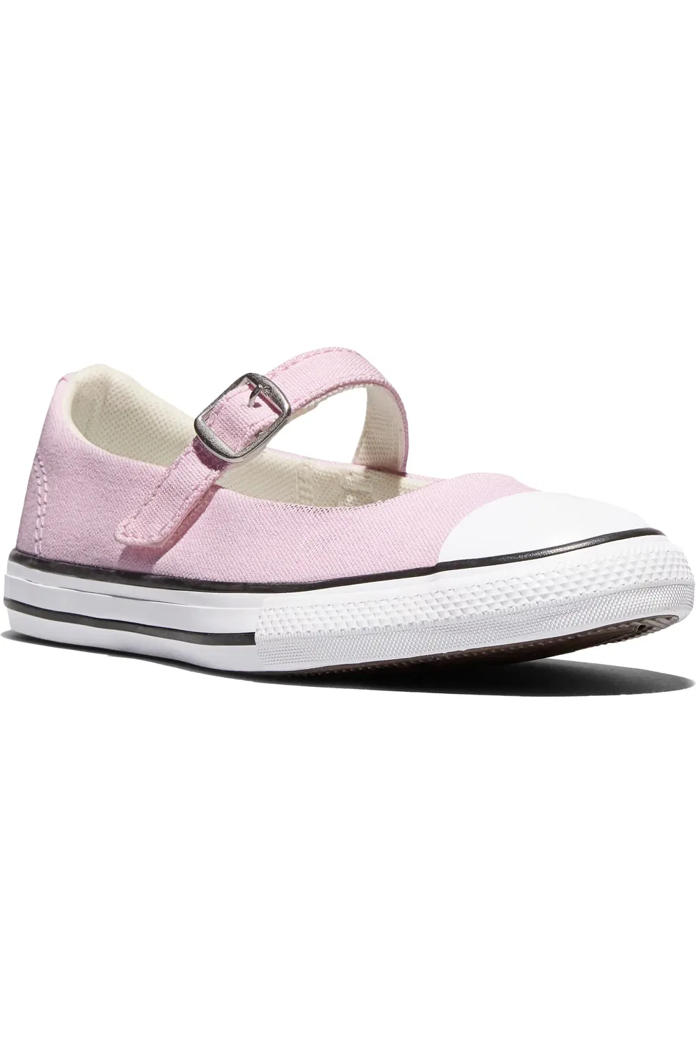 Кеды детские на низкой подошве с ремешком Dainty Mary Jane Converse, New Found Bloom/White/Black