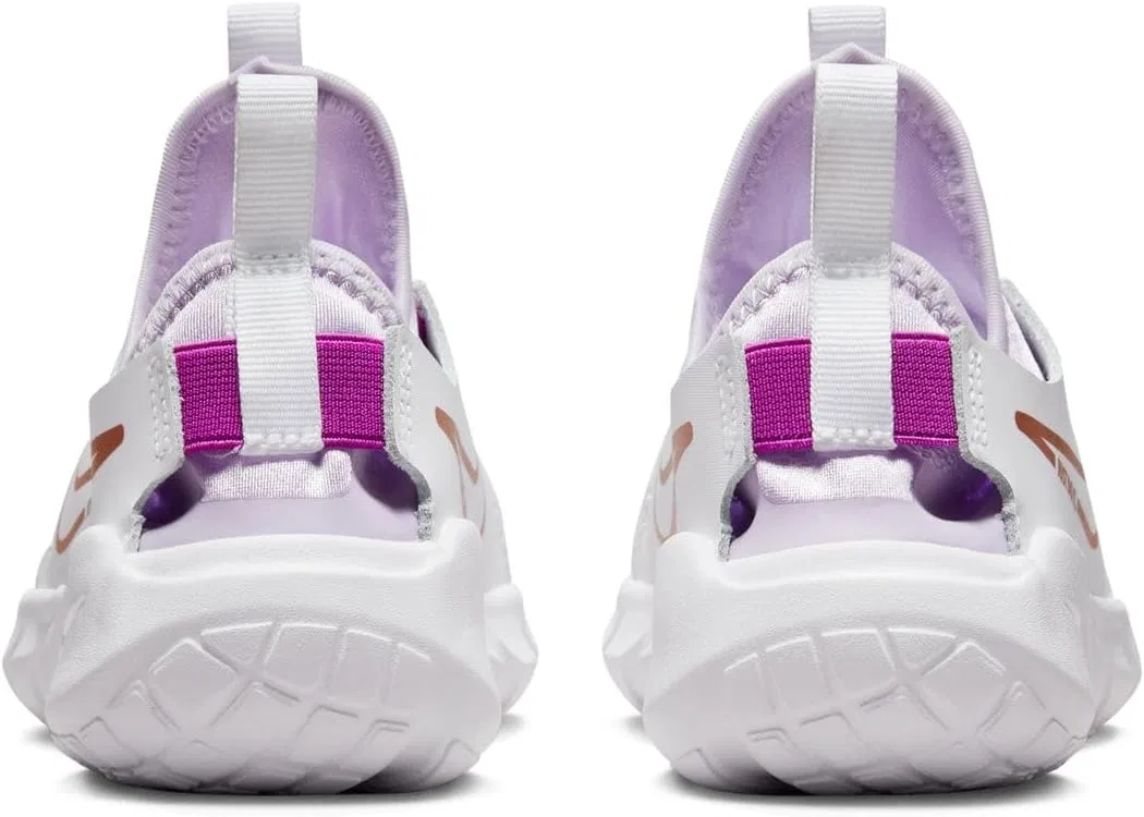 Детские кроссовки для девочек Flex Runner 2 Nike, White/Metallic Copper — фото 2