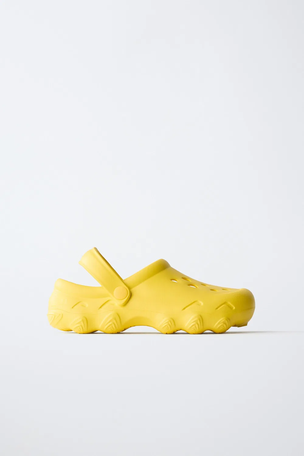 Прорезиненные спортивные сабо ZARA, Yellow