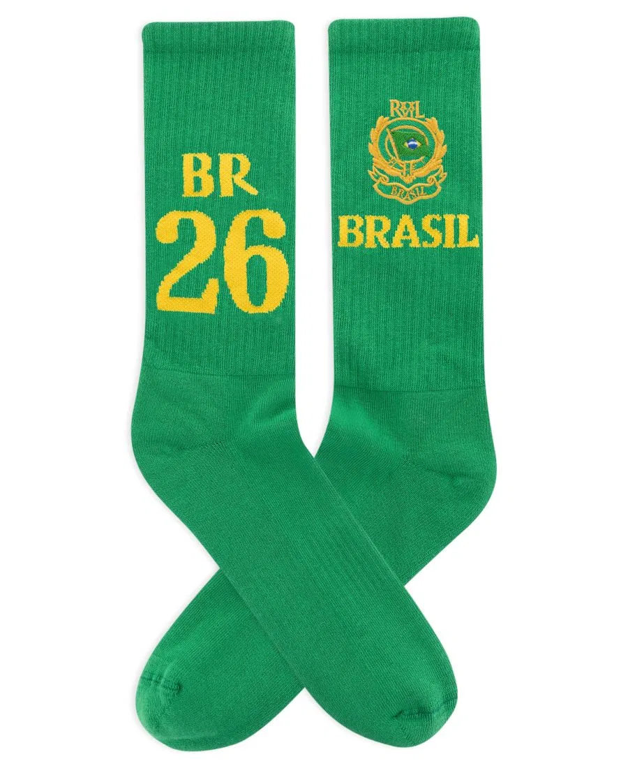 Мужские носки с принтом Countries of the World Polo Ralph Lauren, Green