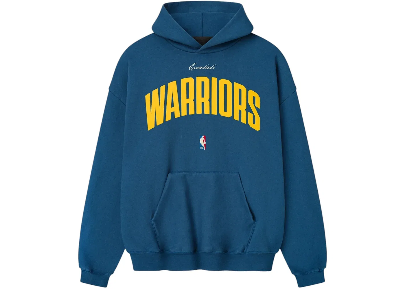Мужской худи с принтом Warriors 90s Fear of God Essentials, Blue Sapphire
