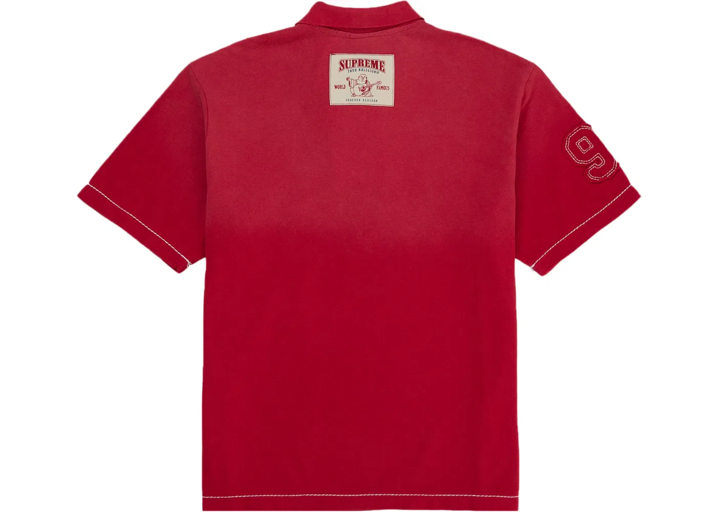 Мужское поло с аппликацией Polo Supreme, Красный — фото 2